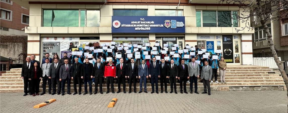 Denetimli Serbestlik Yükümlülerine Meslek Sertifikası Sevinci  